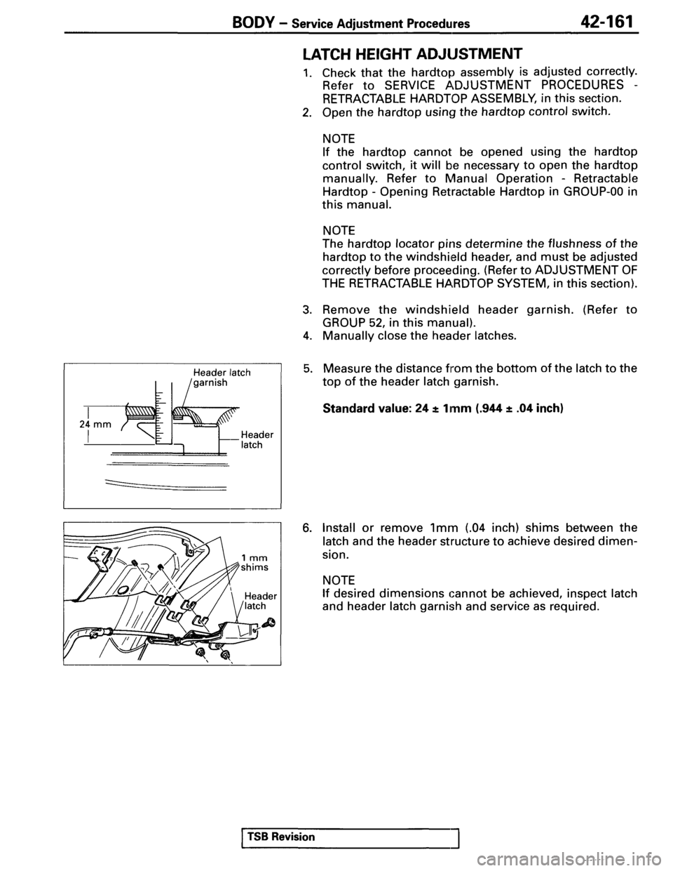 MITSUBISHI SPYDER 1995  Service Manual Supplement 