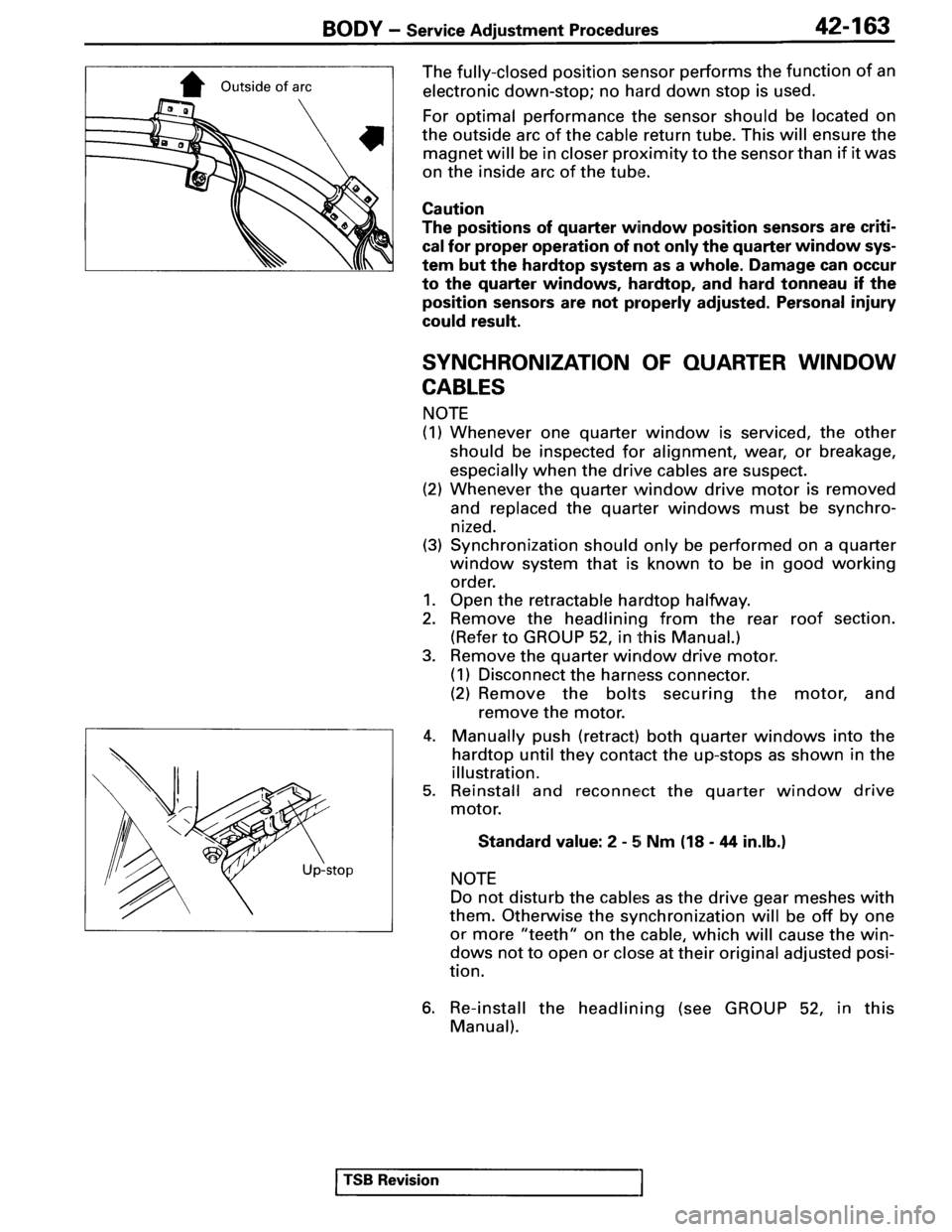 MITSUBISHI SPYDER 1995  Service Manual Supplement 