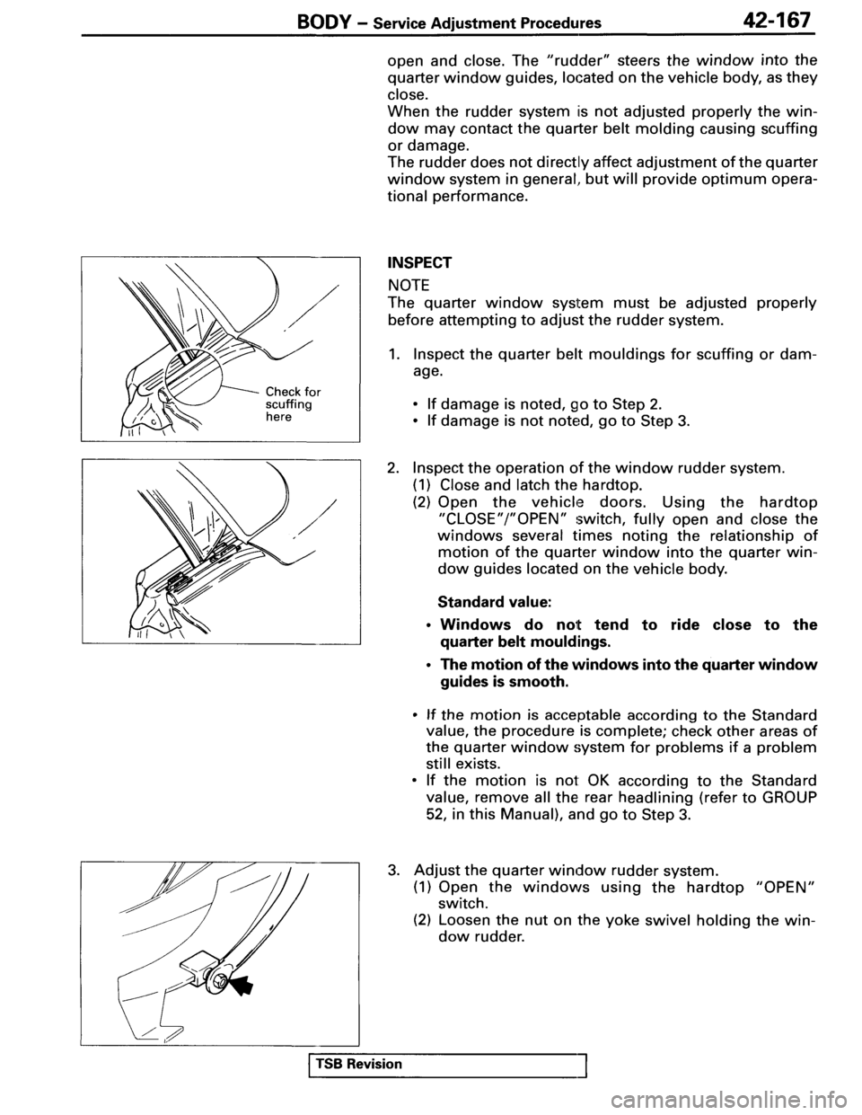MITSUBISHI SPYDER 1995  Service Manual Supplement 