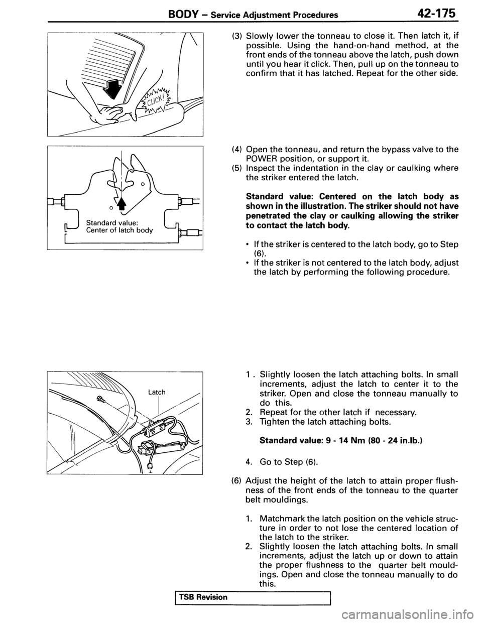 MITSUBISHI SPYDER 1995  Service Manual Supplement 