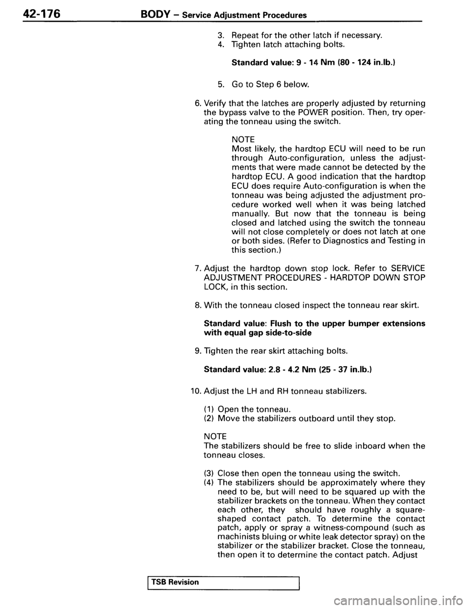 MITSUBISHI SPYDER 1995  Service Manual Supplement 