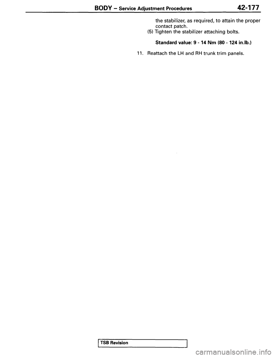 MITSUBISHI SPYDER 1995  Service Manual Supplement 