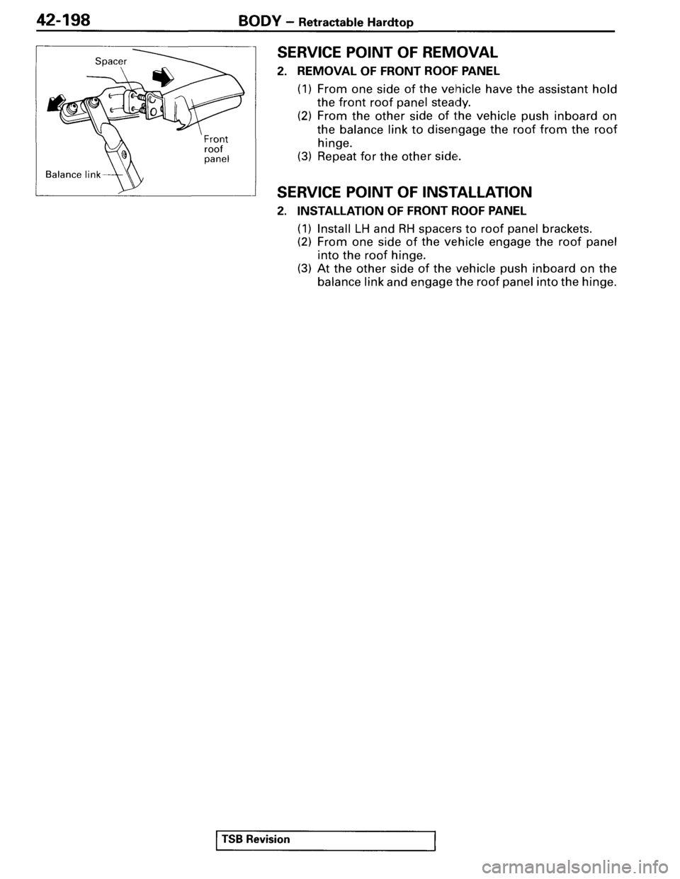 MITSUBISHI SPYDER 1995  Service Manual Supplement 