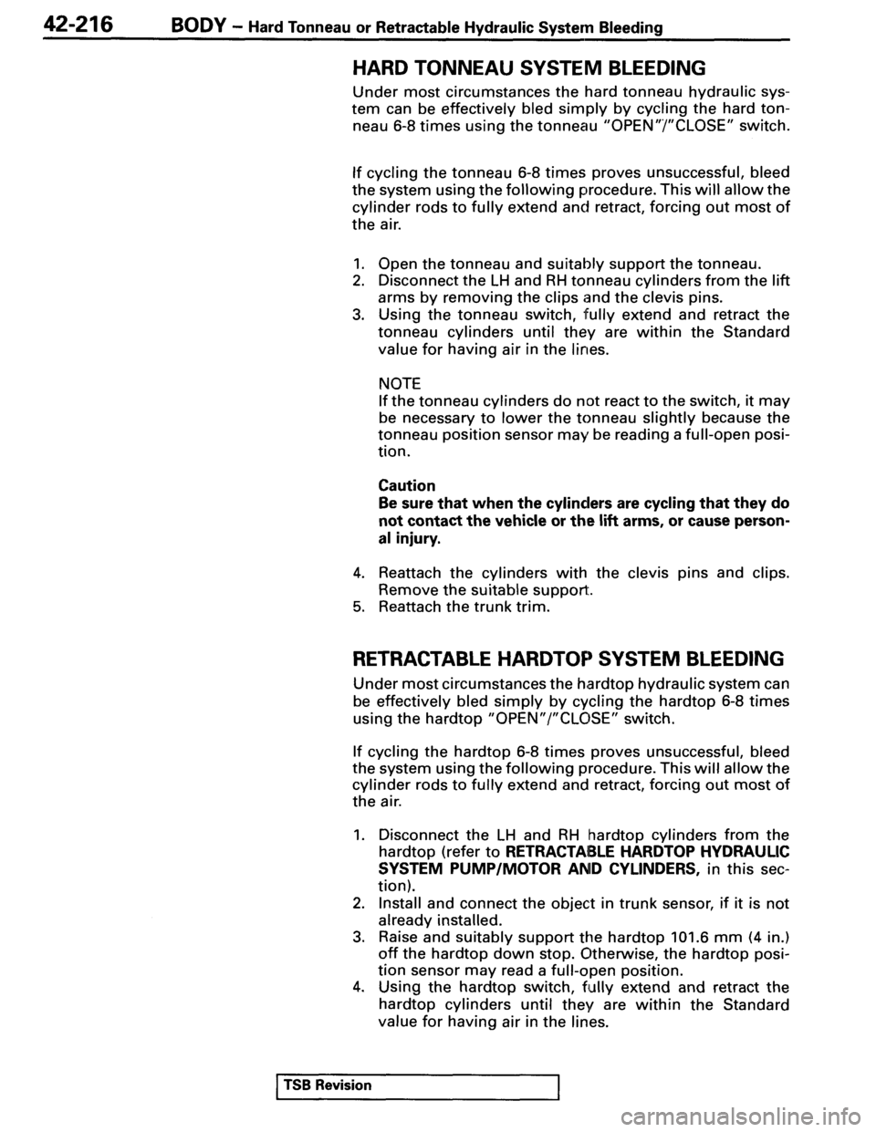 MITSUBISHI SPYDER 1995  Service Manual Supplement 