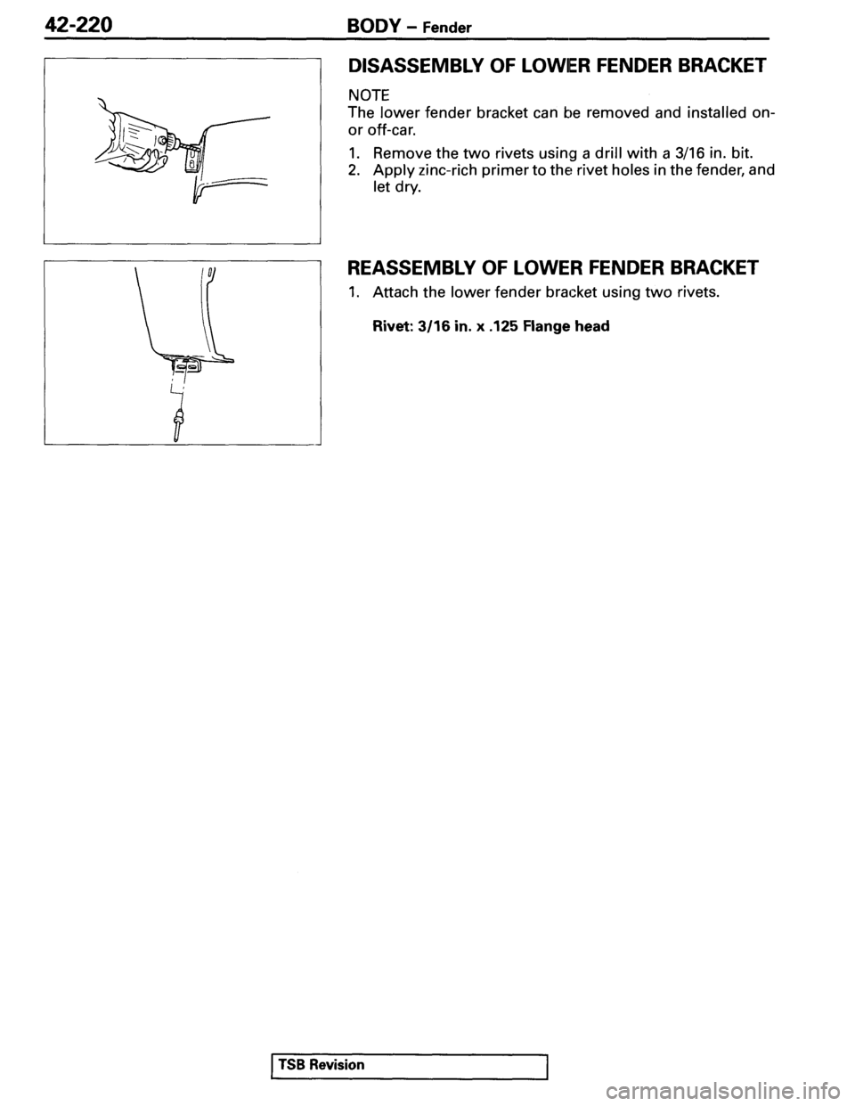 MITSUBISHI SPYDER 1995  Service Manual Supplement 