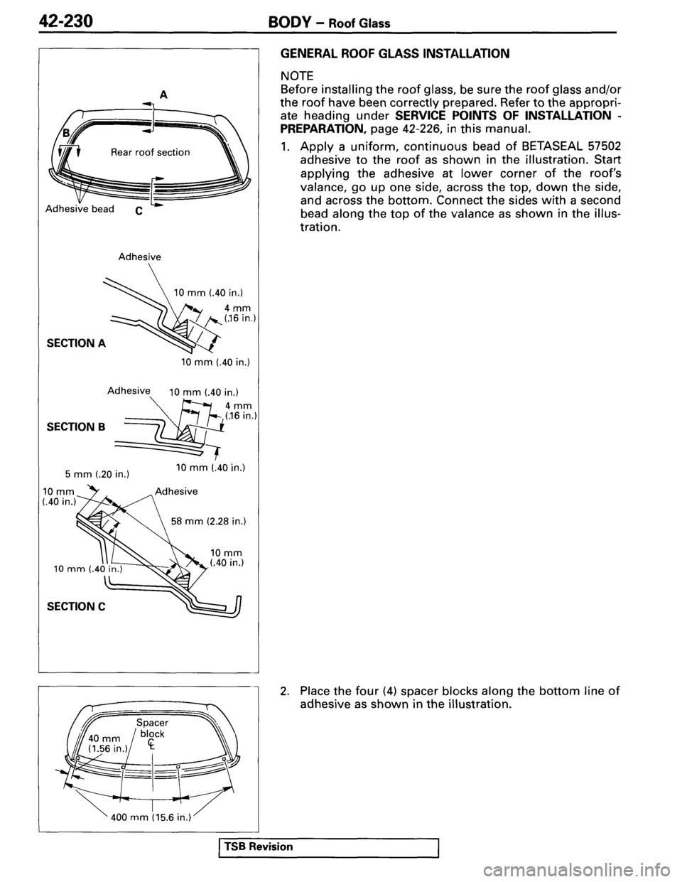 MITSUBISHI SPYDER 1995  Service Manual Supplement 