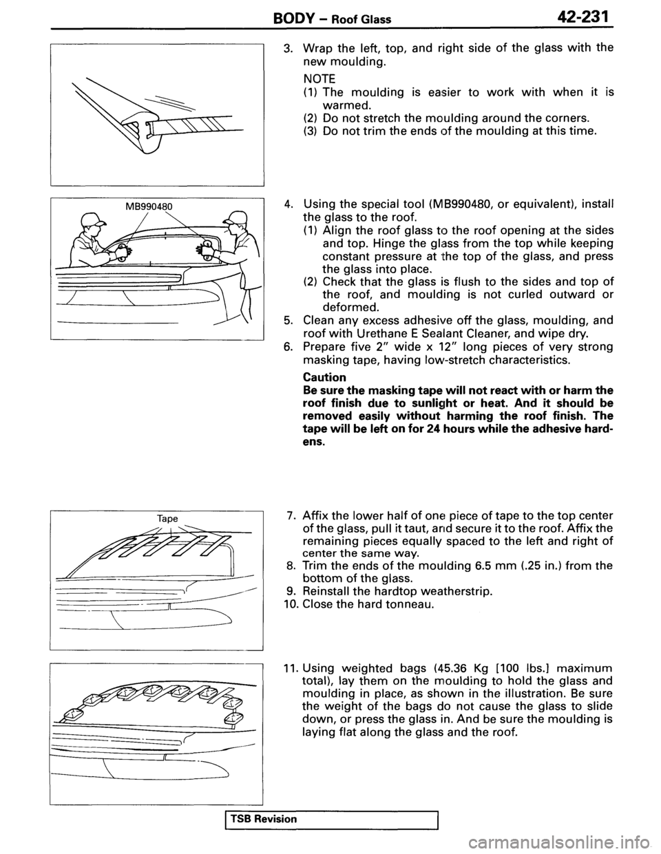 MITSUBISHI SPYDER 1995  Service Manual Supplement 
