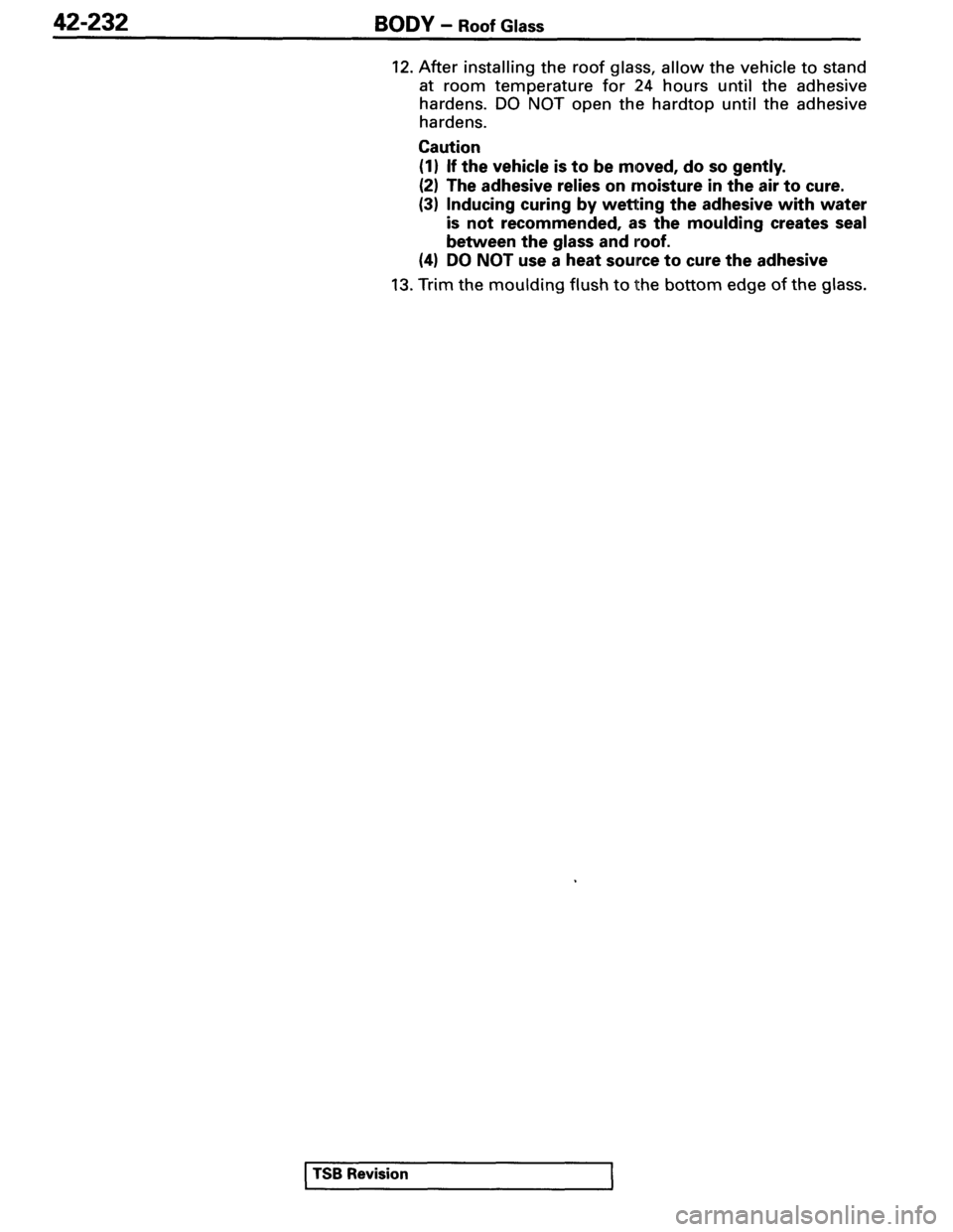 MITSUBISHI SPYDER 1995  Service Manual Supplement 