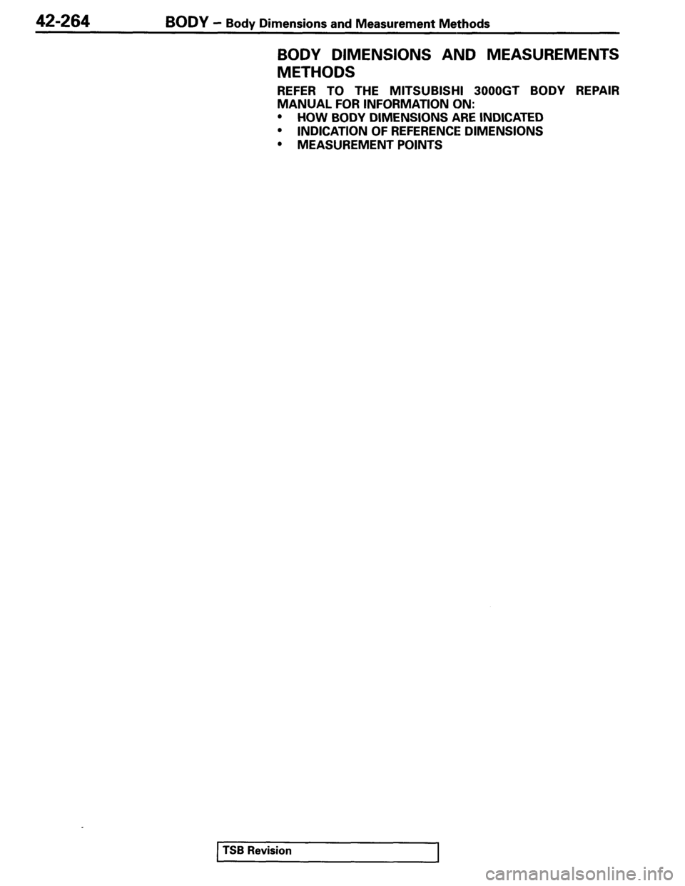 MITSUBISHI SPYDER 1995  Service Manual Supplement 