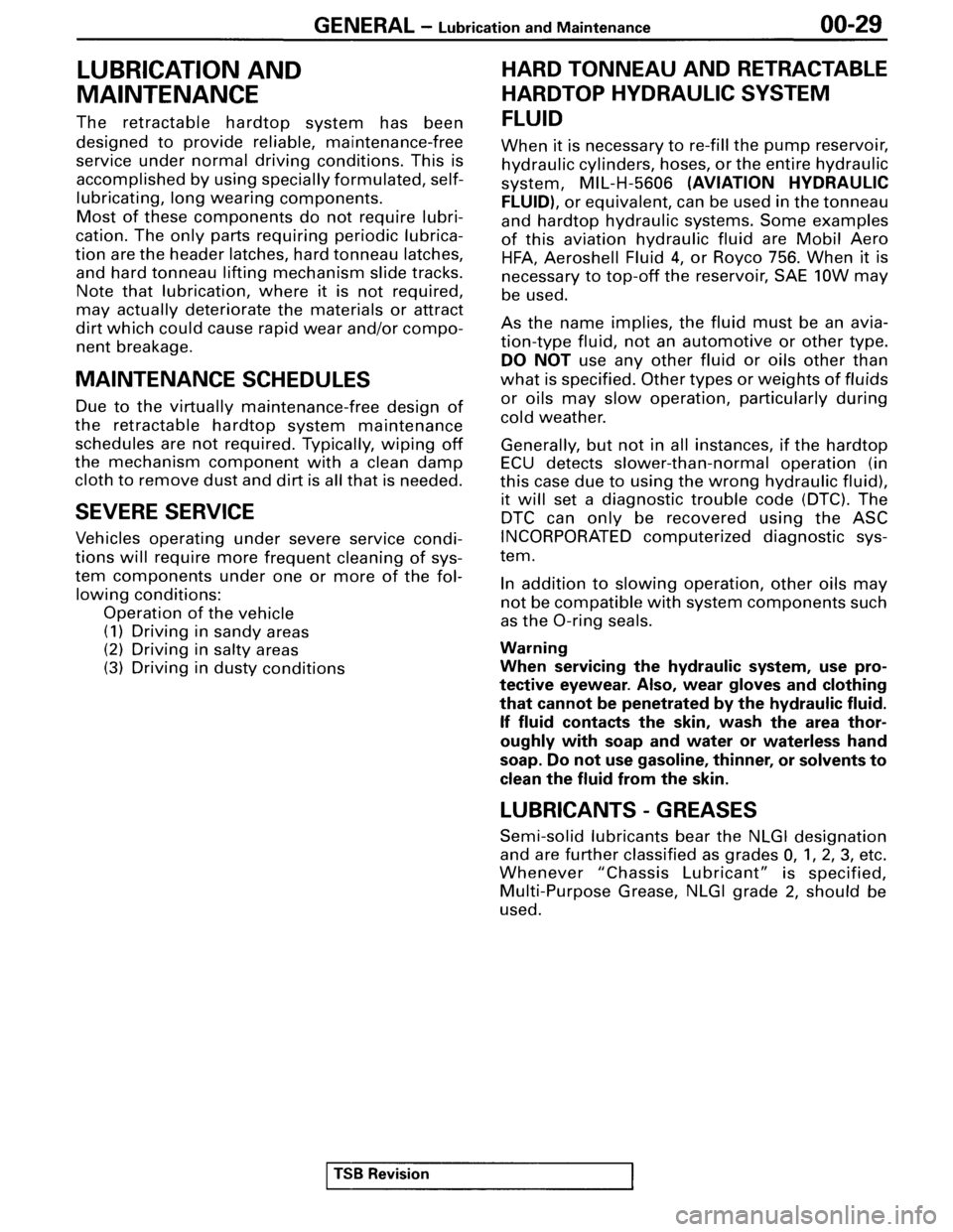MITSUBISHI SPYDER 1995  Service Manual Supplement 