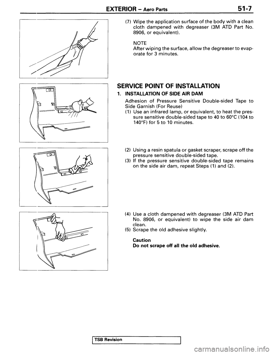 MITSUBISHI SPYDER 1995  Service Manual Supplement 