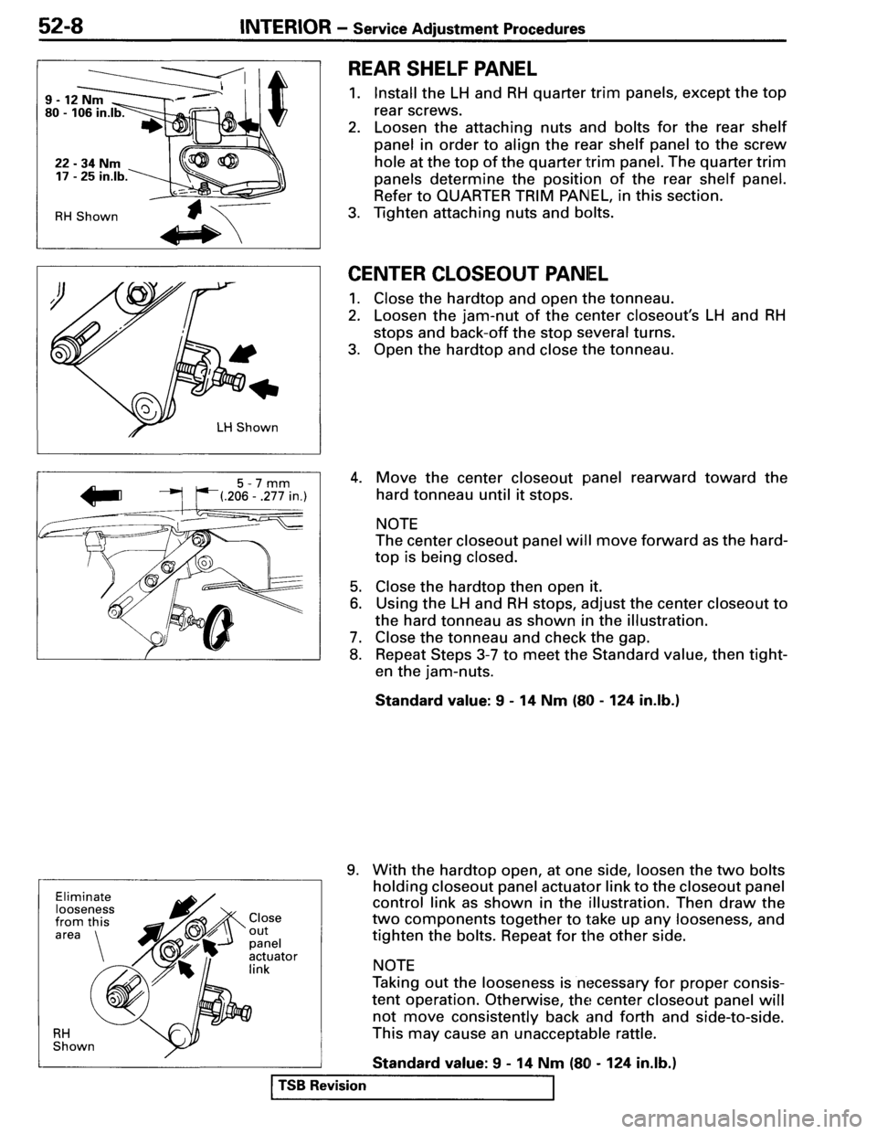 MITSUBISHI SPYDER 1995  Service Manual Supplement 