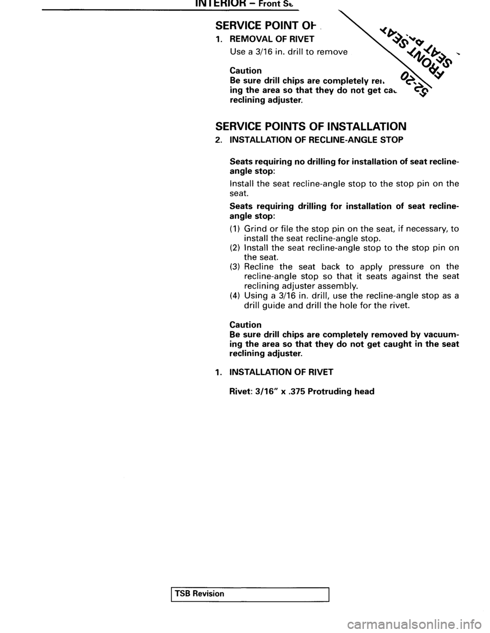 MITSUBISHI SPYDER 1995  Service Manual Supplement 