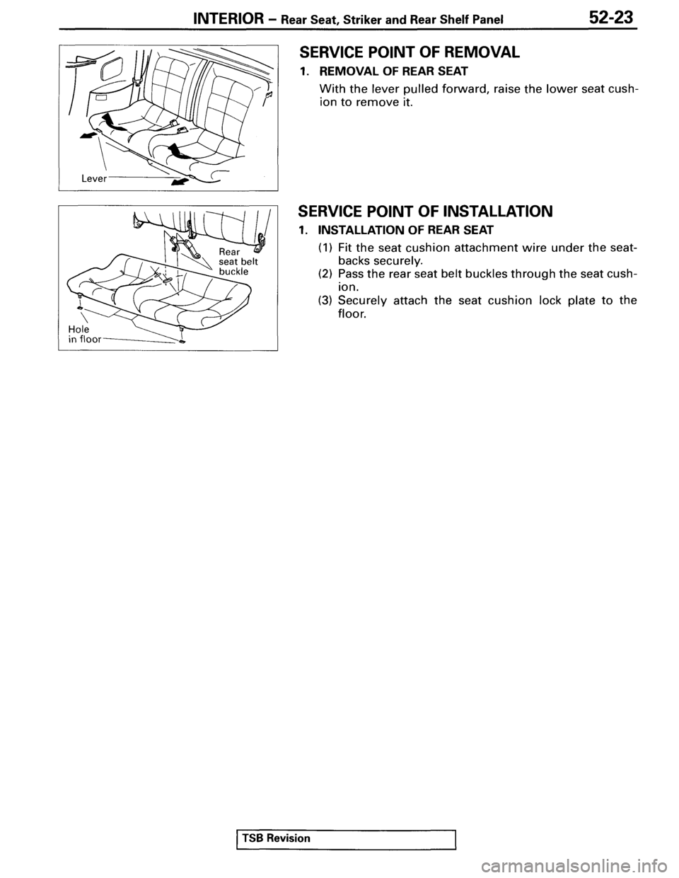 MITSUBISHI SPYDER 1995  Service Manual Supplement 
