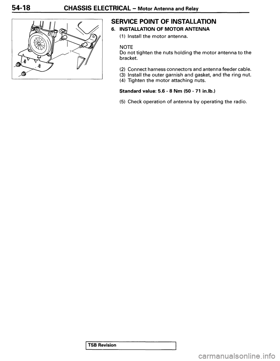 MITSUBISHI SPYDER 1995  Service Manual Supplement 