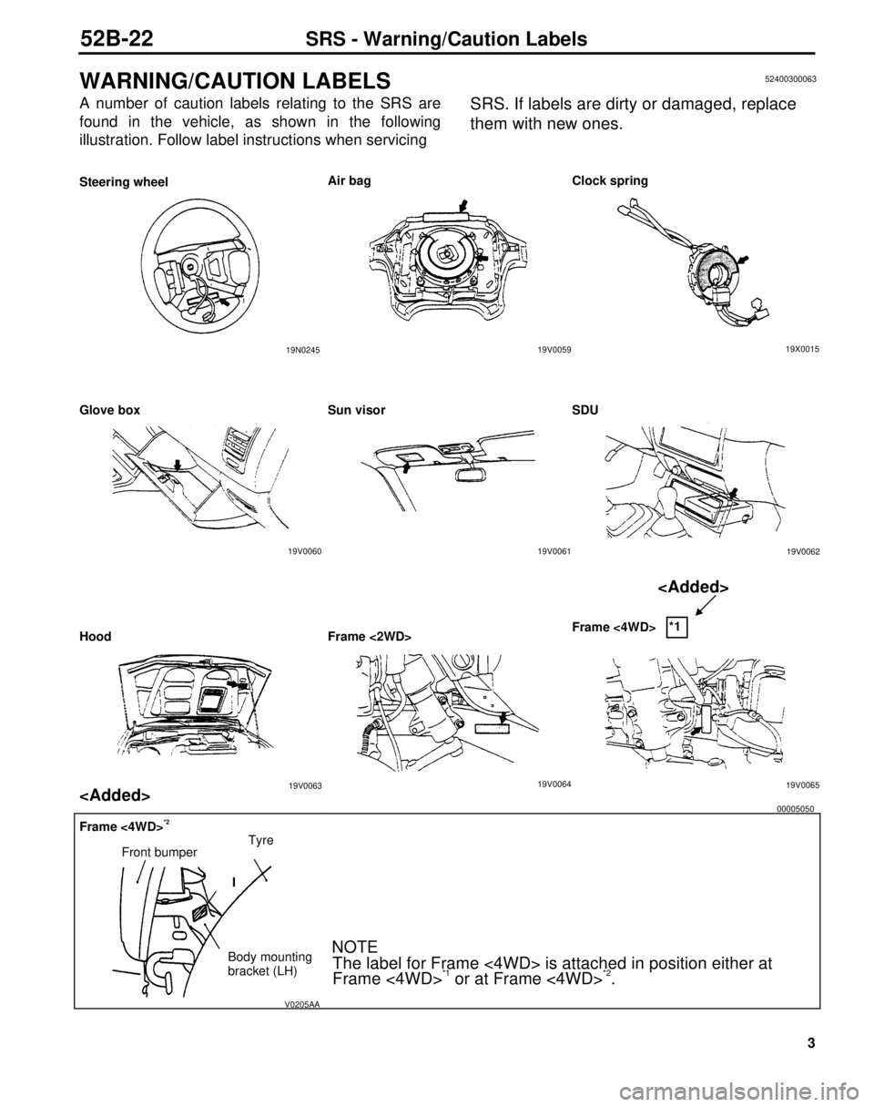 MITSUBISHI TRITON 1997  Workshop Manual G
lo ve b ox Sun v is o r SD U H
ood Fra m e < 2W D> <
A dded >
F ra m e < 4W D> 9 0
059 I 5
2400300063
0 0005050           