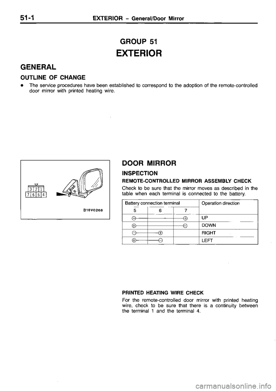 MITSUBISHI TRITON 1997  Workshop Manual 