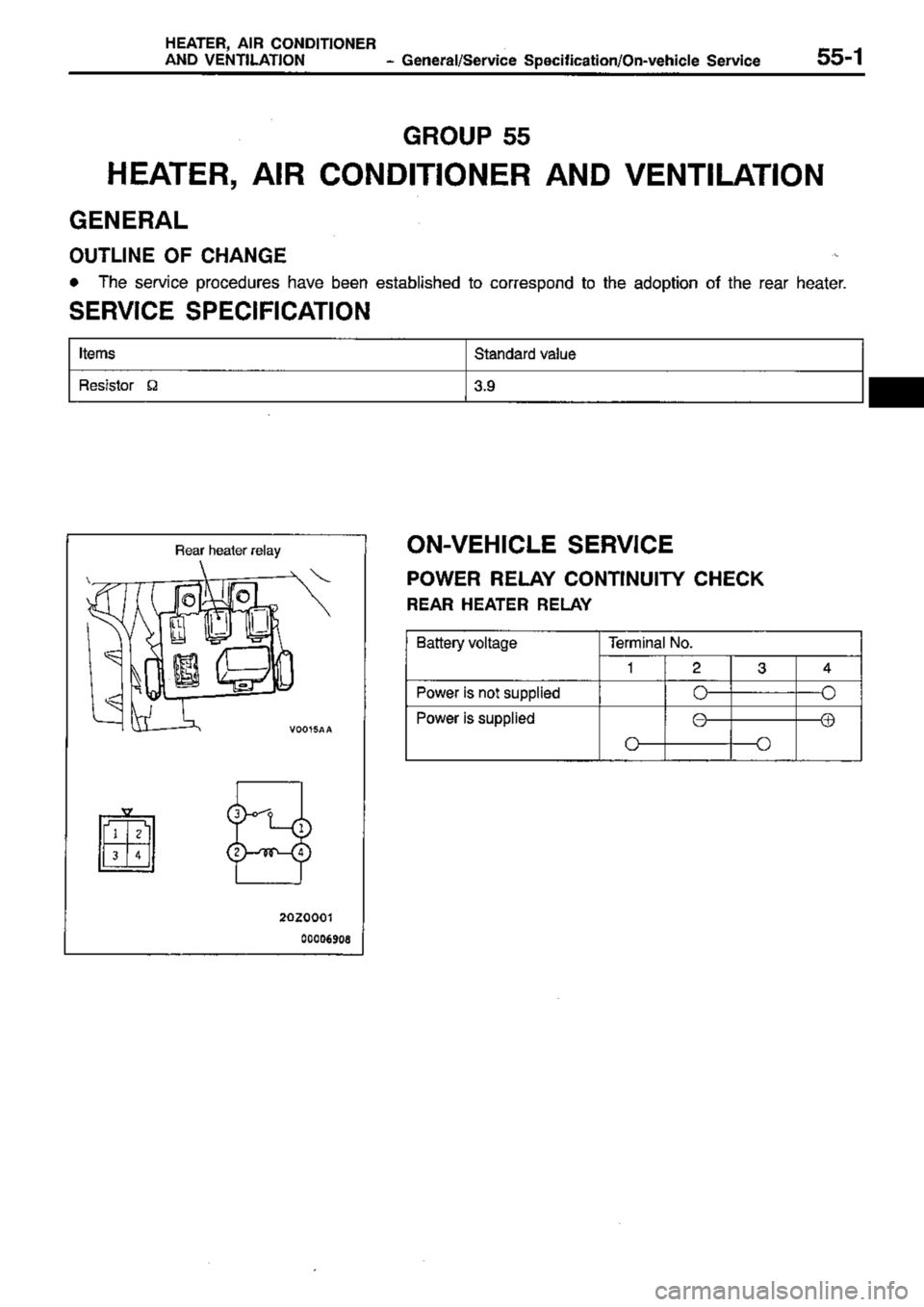 MITSUBISHI TRITON 1997  Workshop Manual 