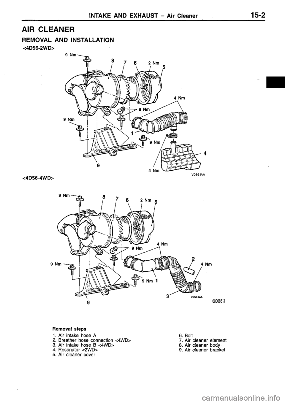 MITSUBISHI TRITON 1997  Workshop Manual 