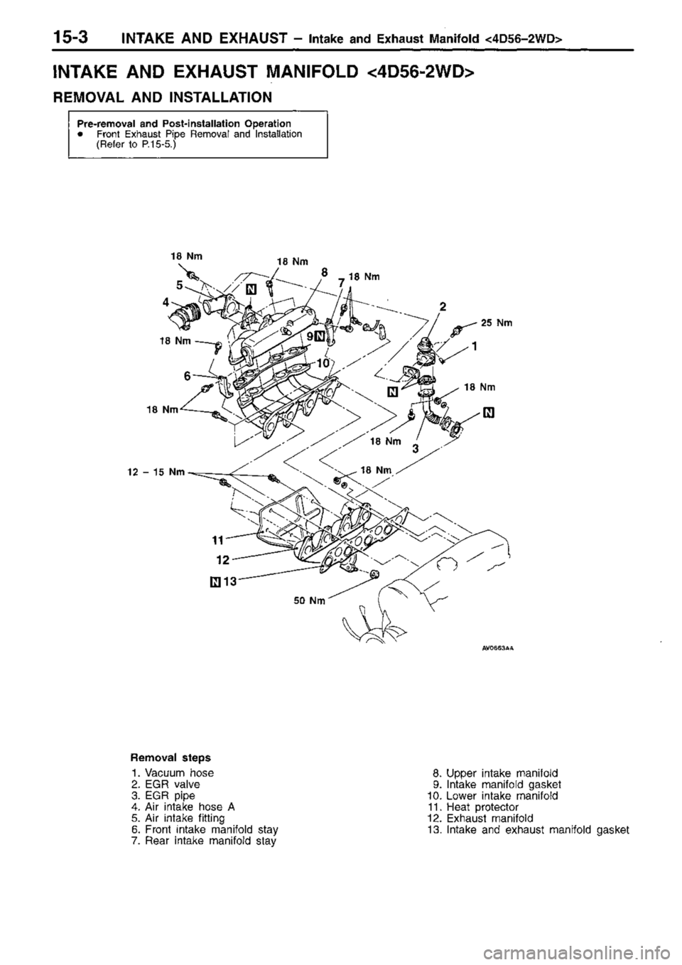 MITSUBISHI TRITON 1997  Workshop Manual 