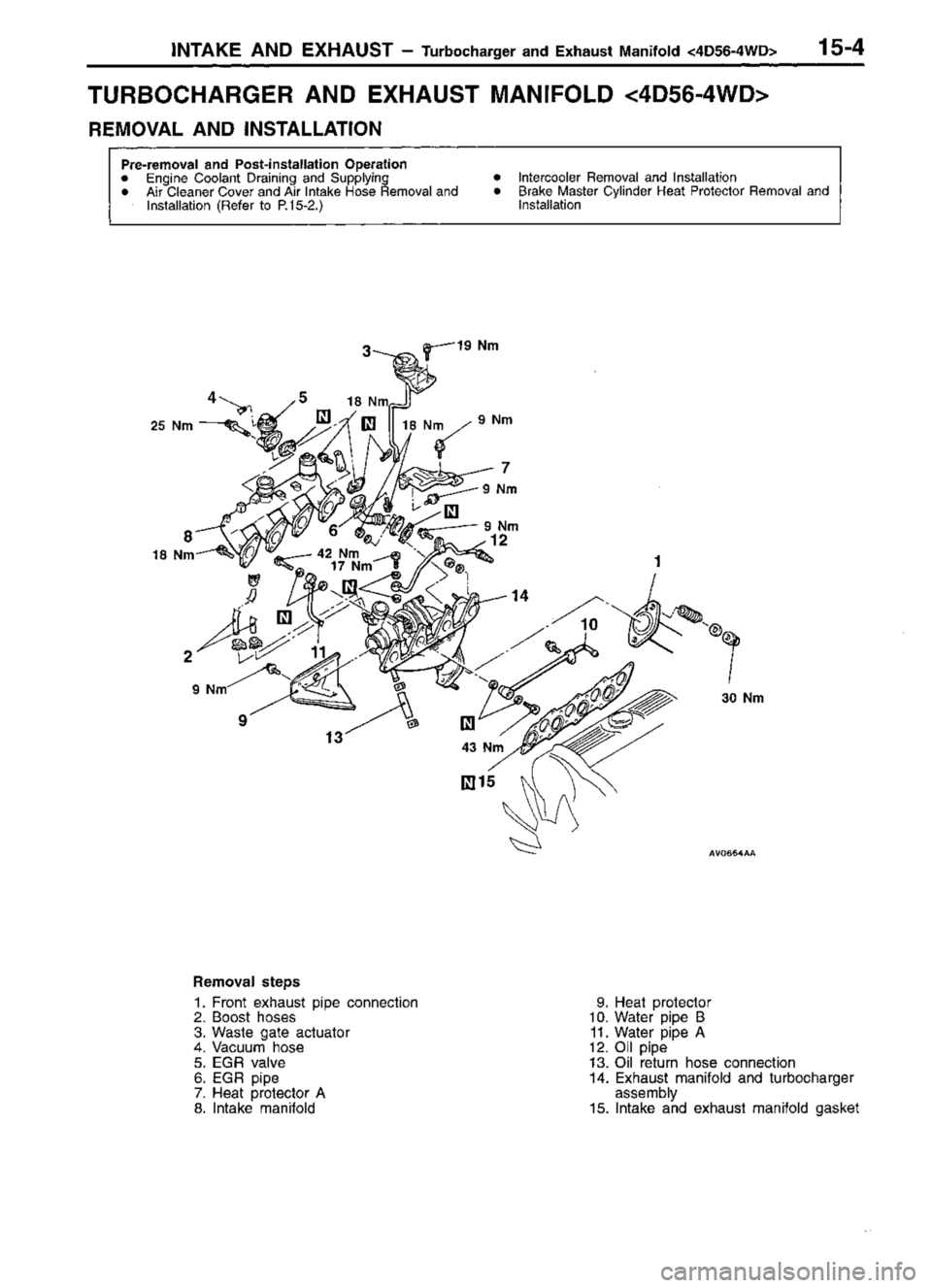 MITSUBISHI TRITON 1997  Workshop Manual 