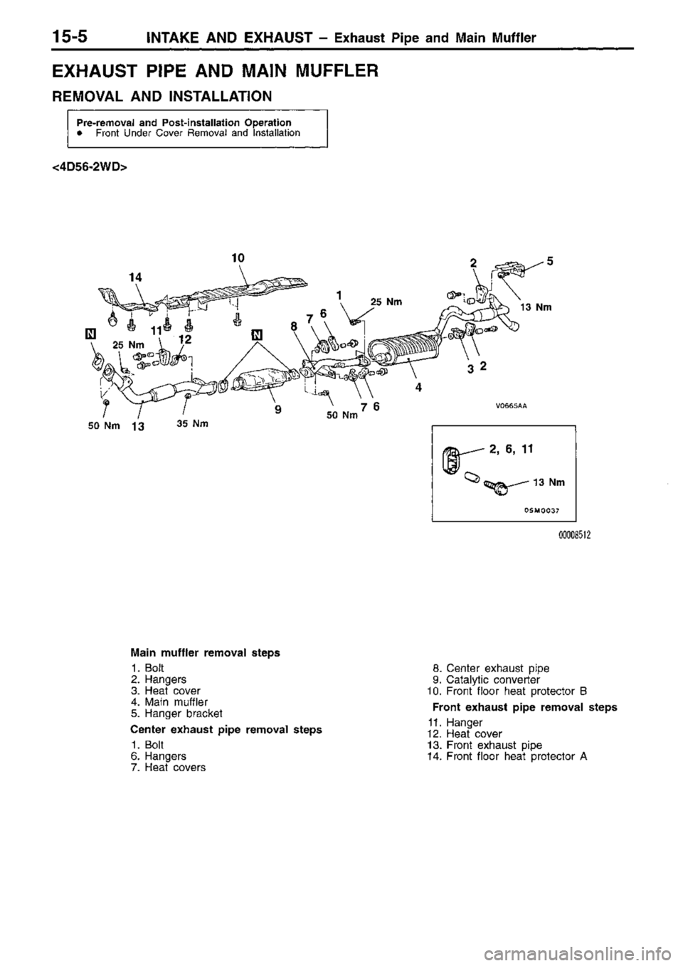 MITSUBISHI TRITON 1997  Workshop Manual 