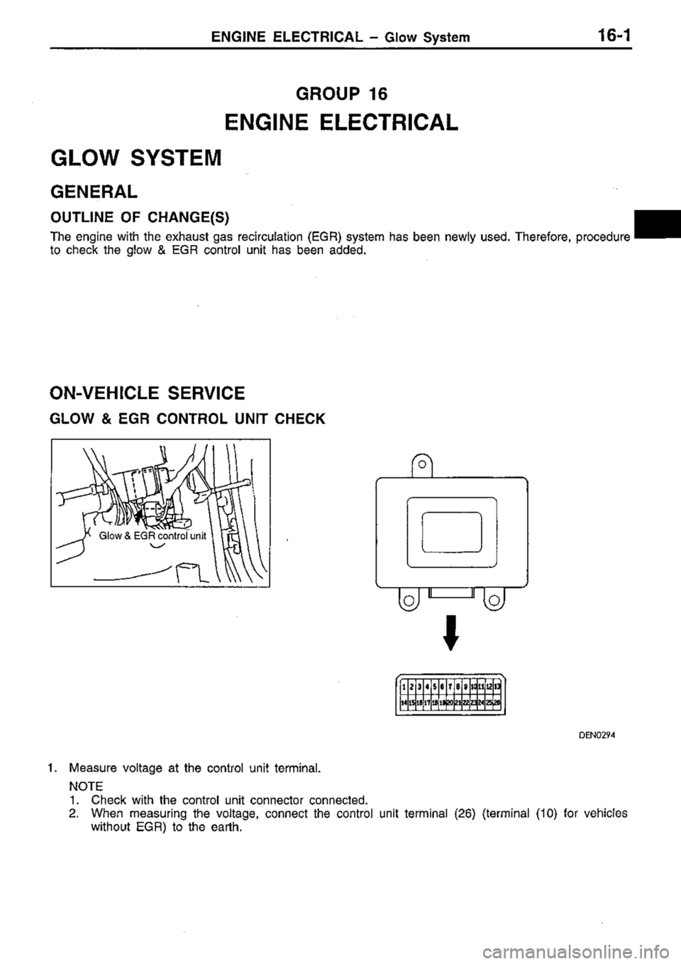 MITSUBISHI TRITON 1997  Workshop Manual 