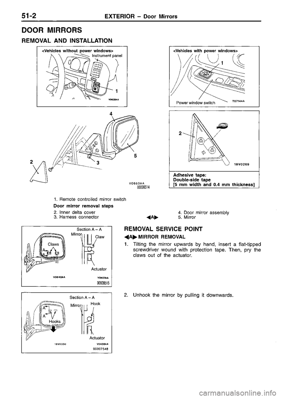 MITSUBISHI TRITON 1997  Workshop Manual 
