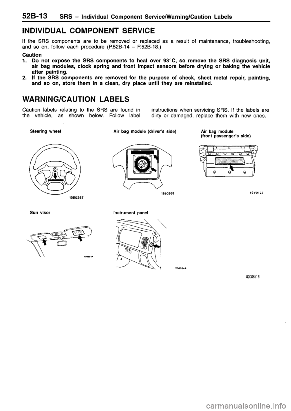MITSUBISHI TRITON 1997  Workshop Manual 