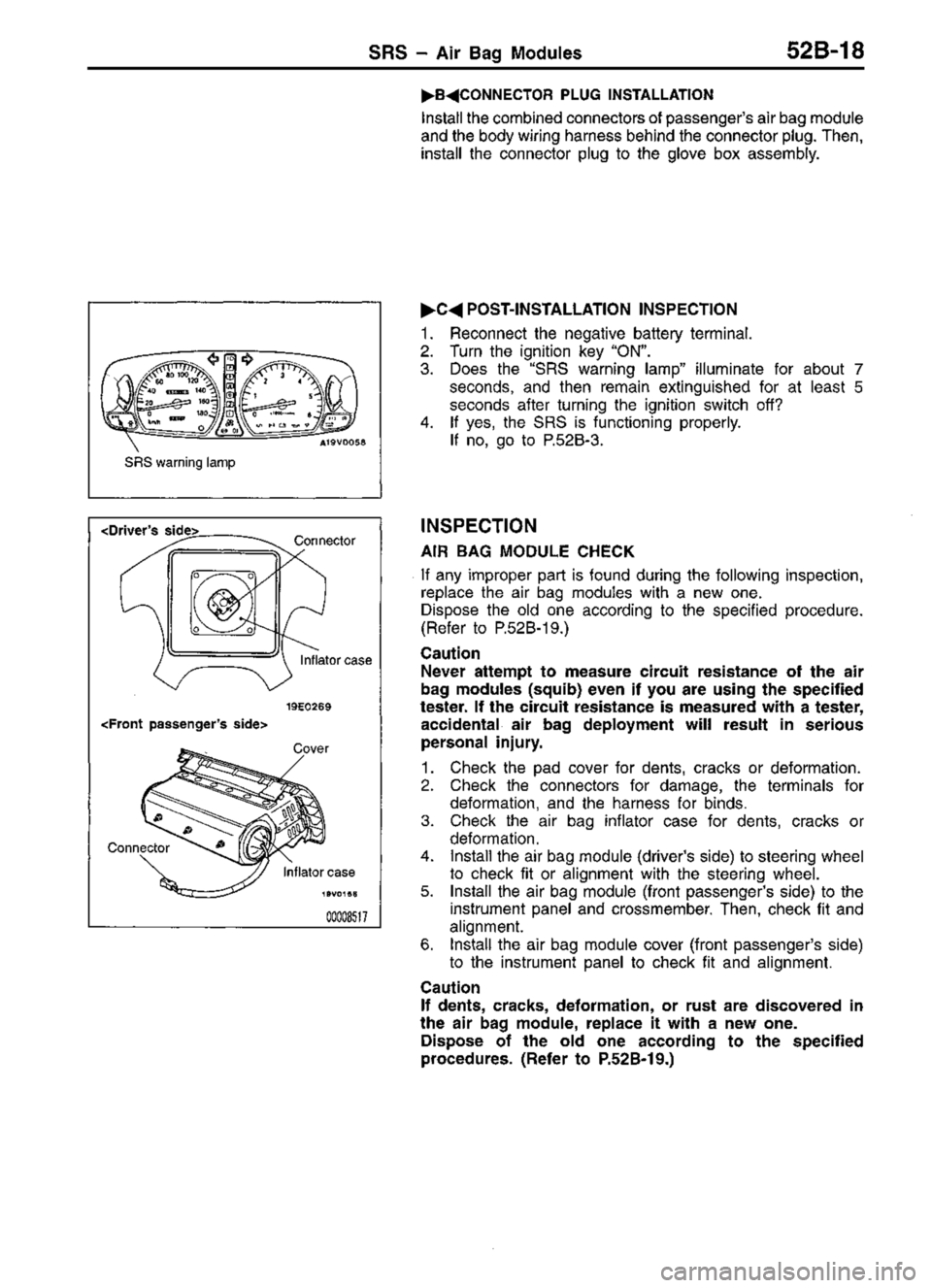 MITSUBISHI TRITON 1997  Workshop Manual 