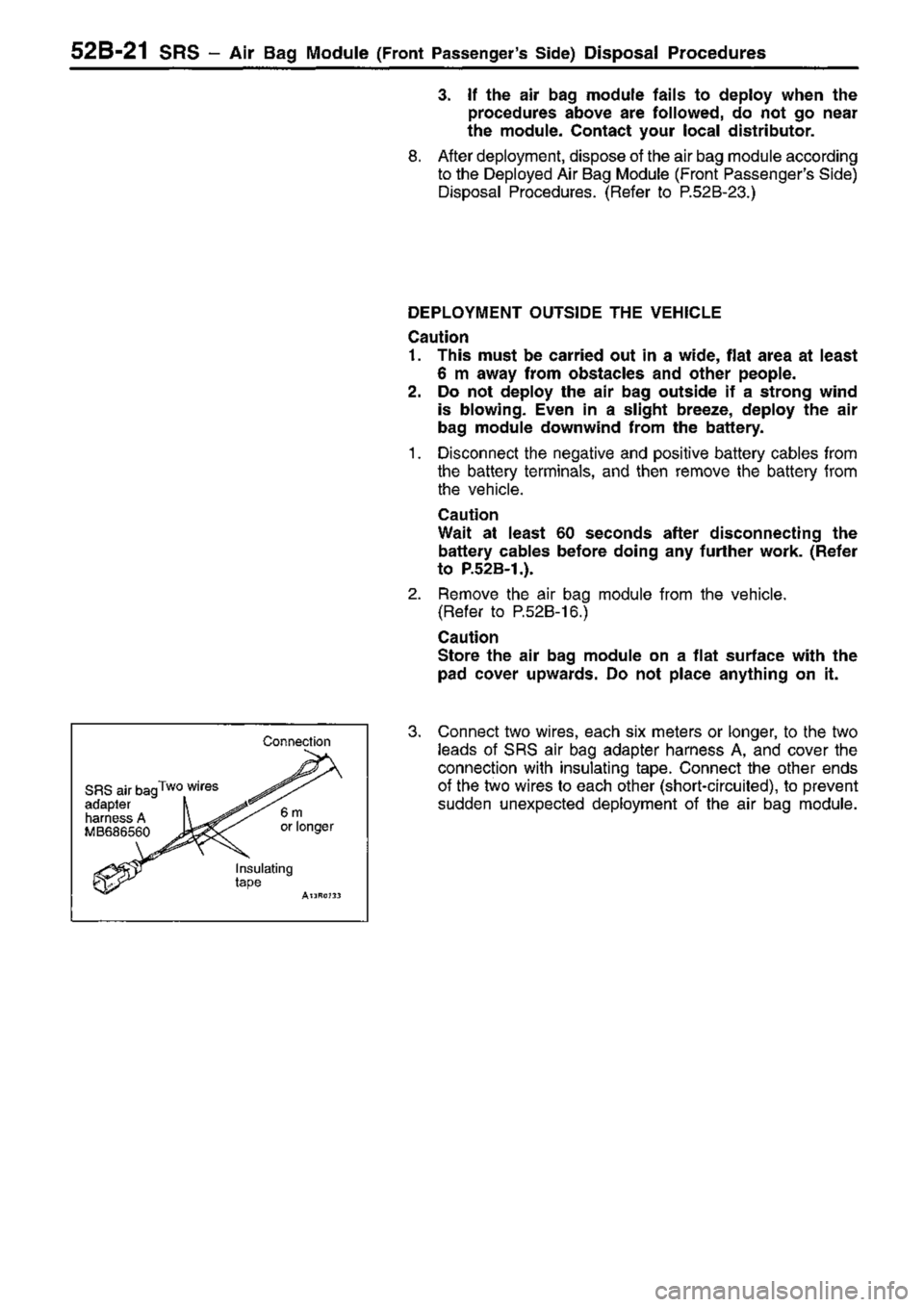 MITSUBISHI TRITON 1997  Workshop Manual 