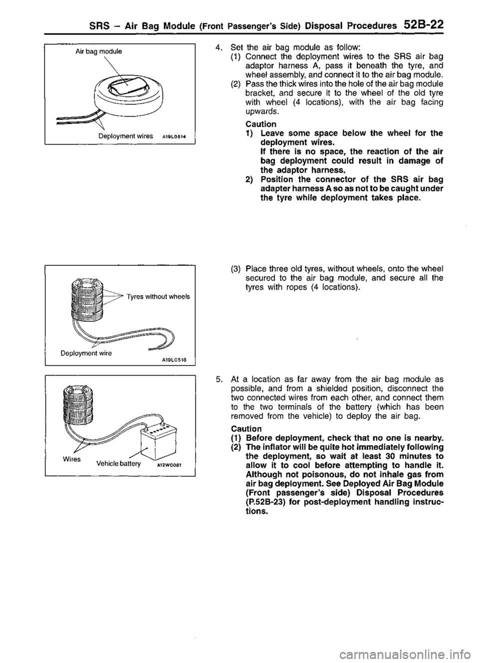MITSUBISHI TRITON 1997  Workshop Manual 