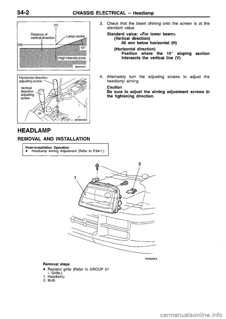 MITSUBISHI TRITON 1997  Workshop Manual 