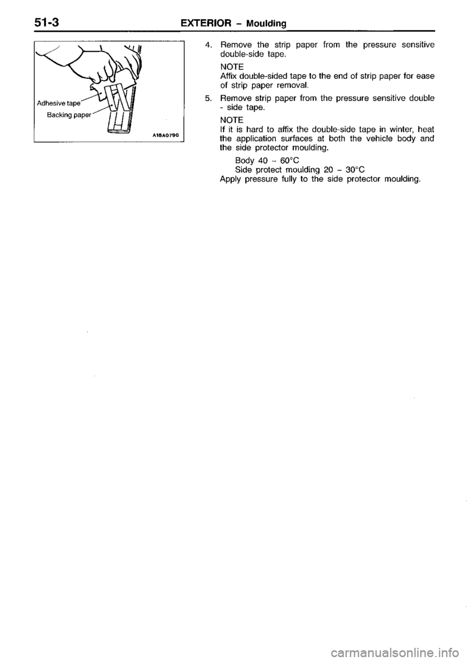 MITSUBISHI TRITON 1997  Workshop Manual 