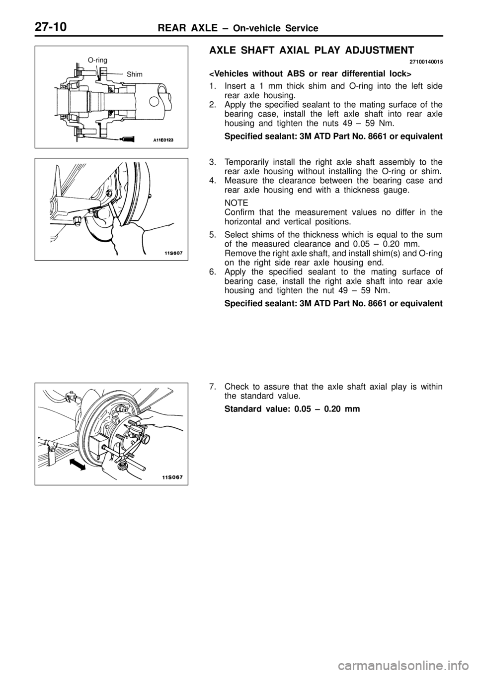 MITSUBISHI TRITON 1997  Workshop Manual S
him    
