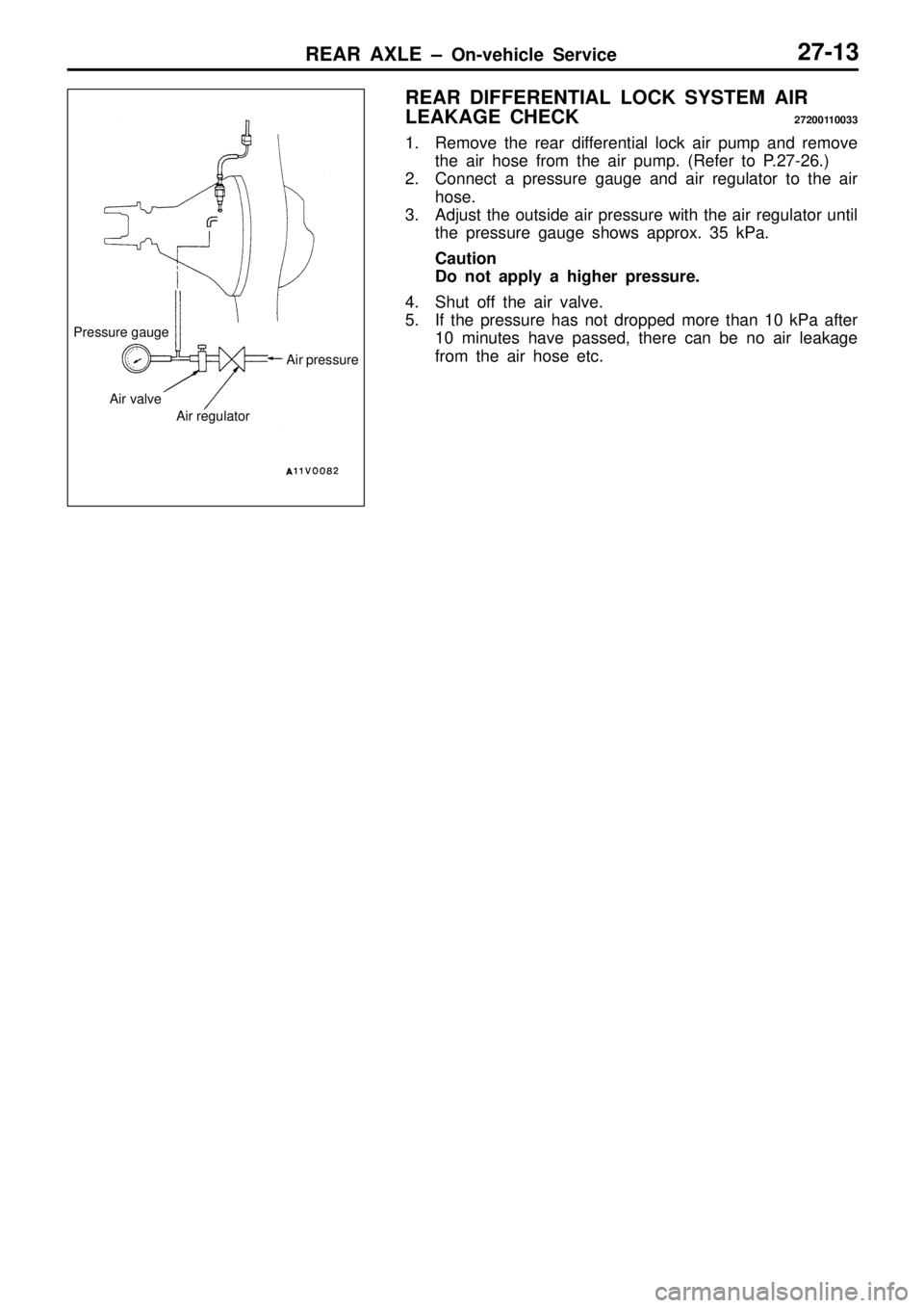 MITSUBISHI TRITON 1997  Workshop Manual 