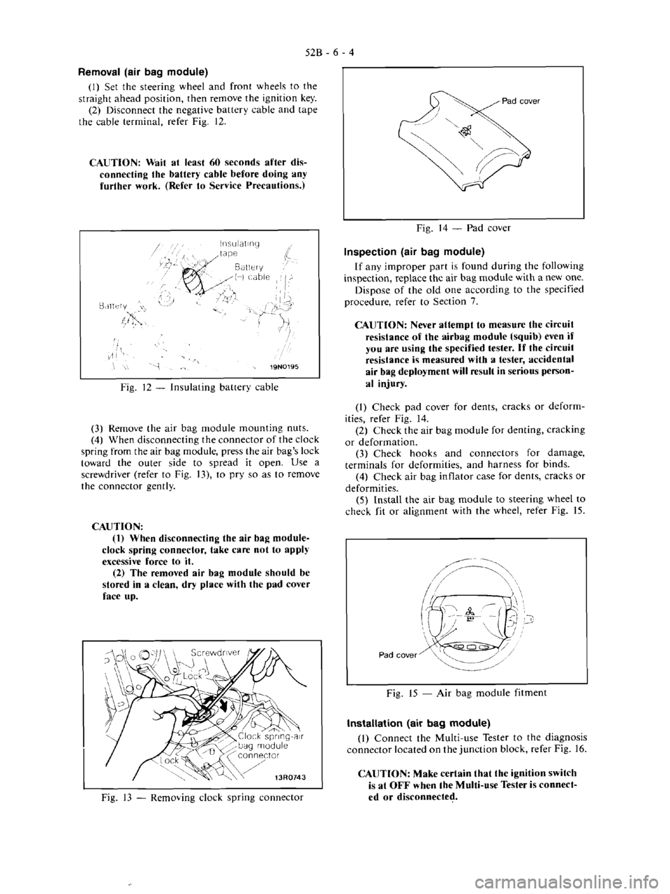 MITSUBISHI VERADA 1995  Workshop Manual 