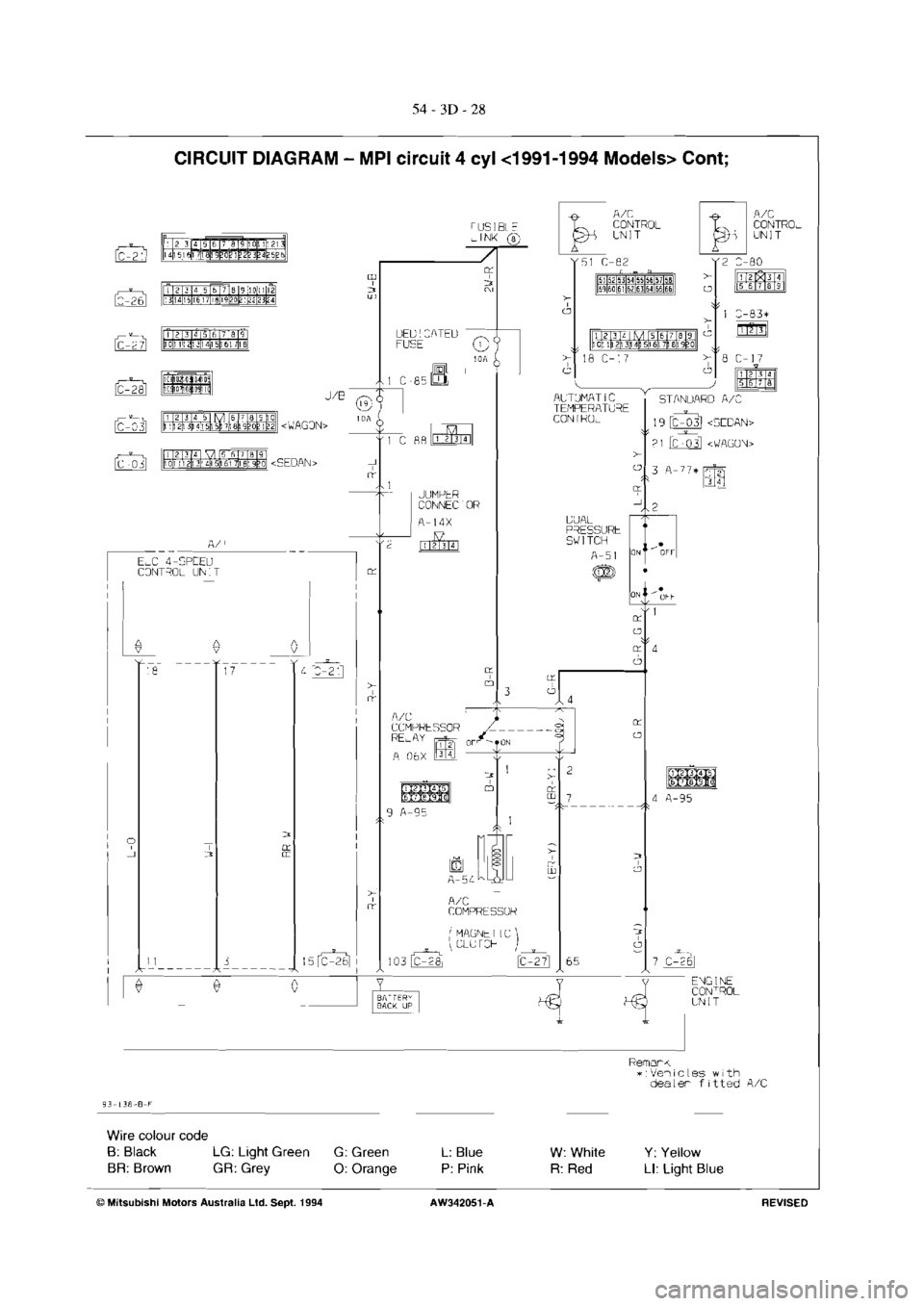 MITSUBISHI VERADA 1995  Workshop Manual 