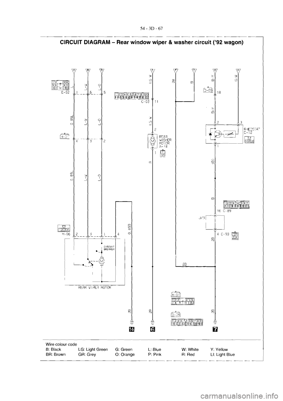 MITSUBISHI VERADA 1995  Workshop Manual 