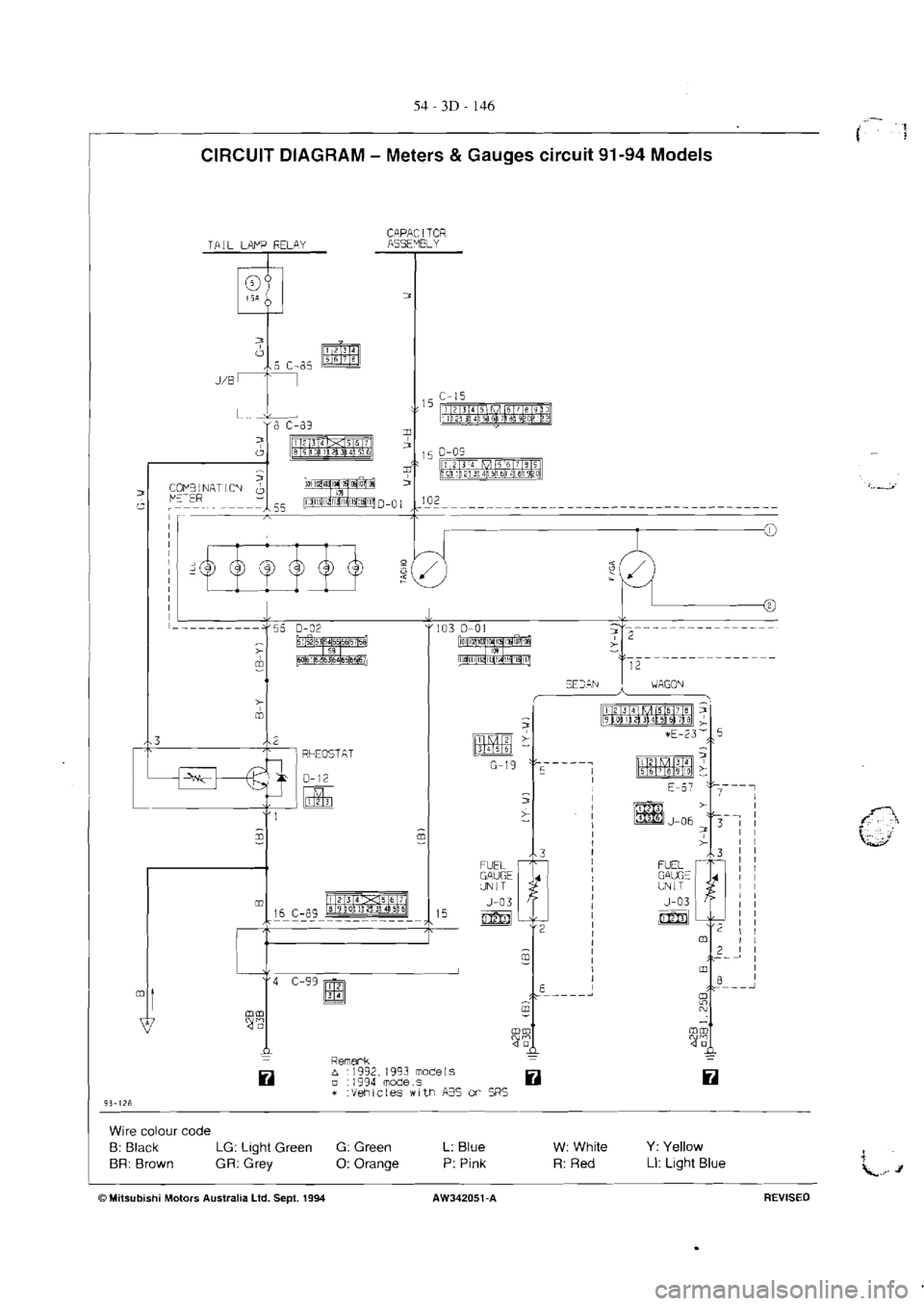 MITSUBISHI VERADA 1995  Workshop Manual 