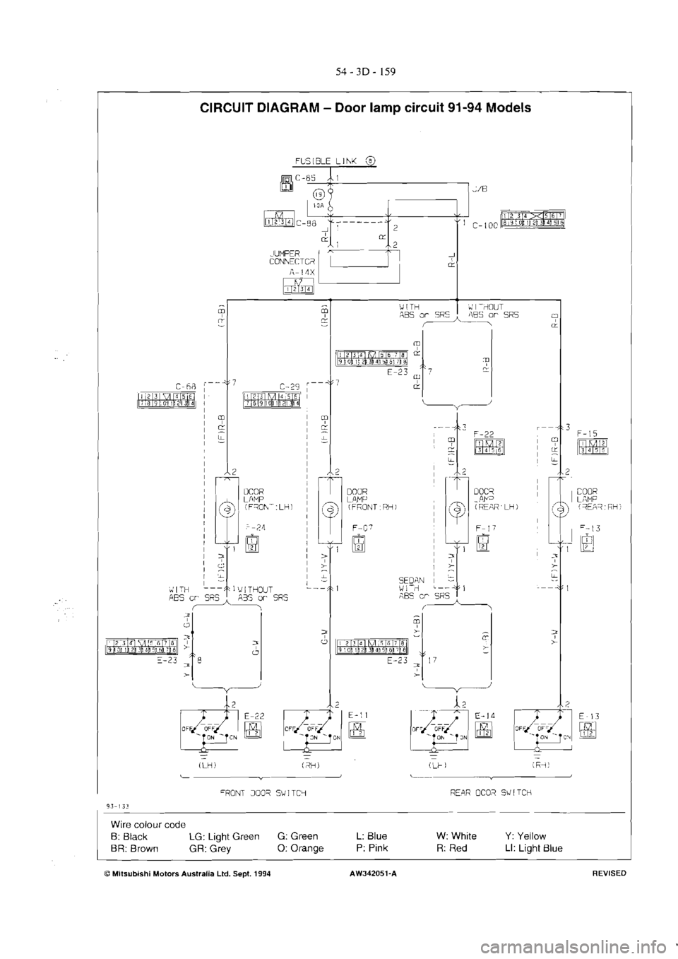 MITSUBISHI VERADA 1995  Workshop Manual 