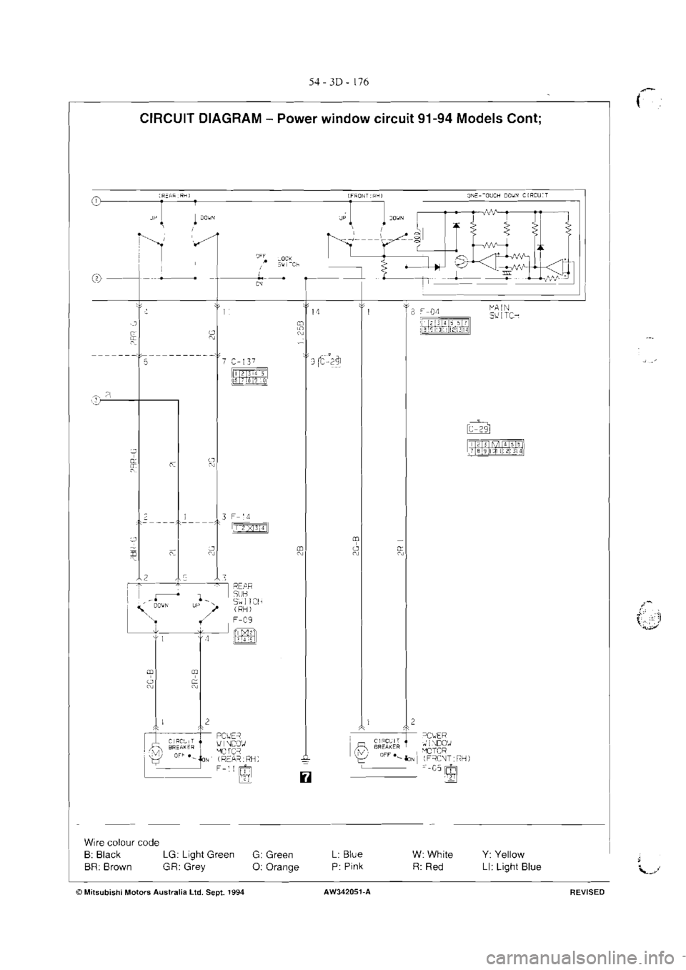 MITSUBISHI VERADA 1995  Workshop Manual 