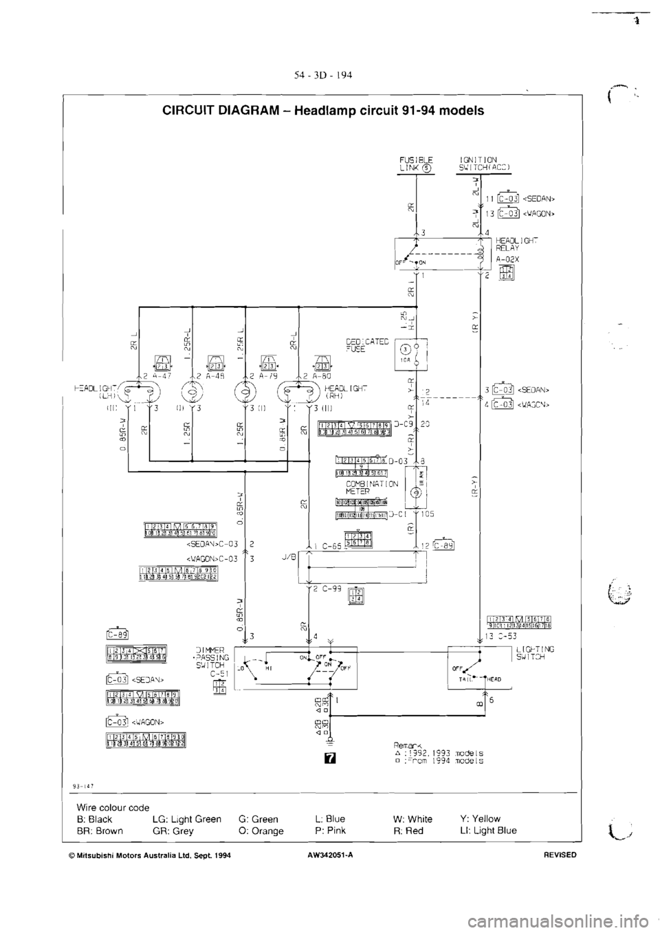 MITSUBISHI VERADA 1995  Workshop Manual 