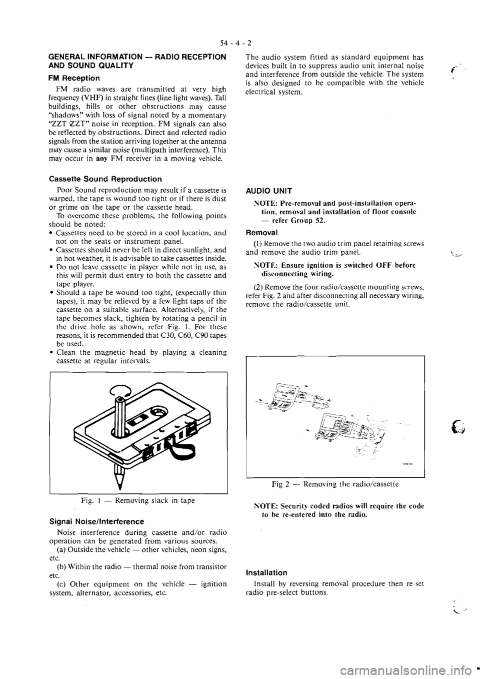 MITSUBISHI VERADA 1995  Workshop Manual 