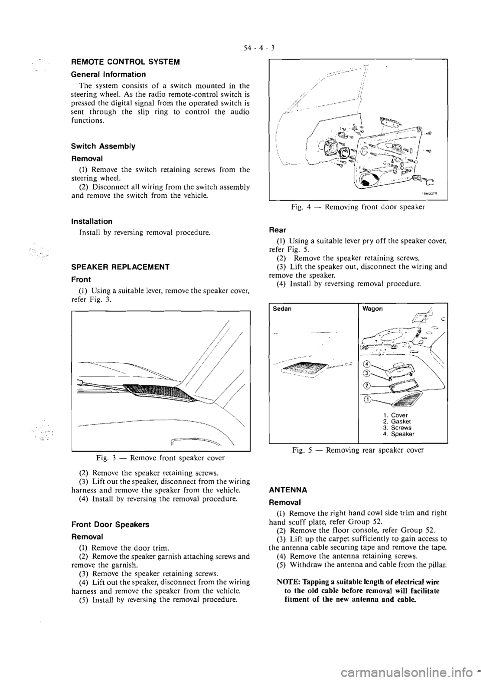 MITSUBISHI VERADA 1995  Workshop Manual 
