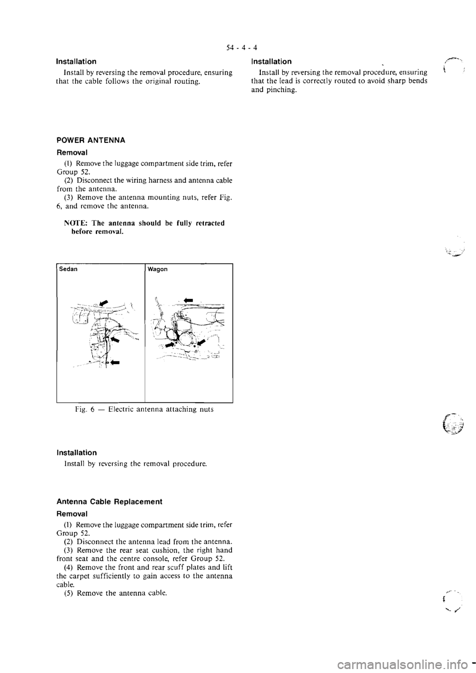 MITSUBISHI VERADA 1995  Workshop Manual 
