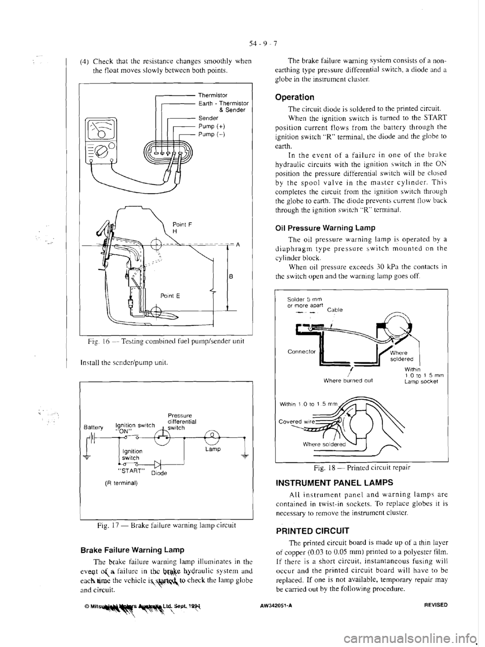 MITSUBISHI VERADA 1995  Workshop Manual 