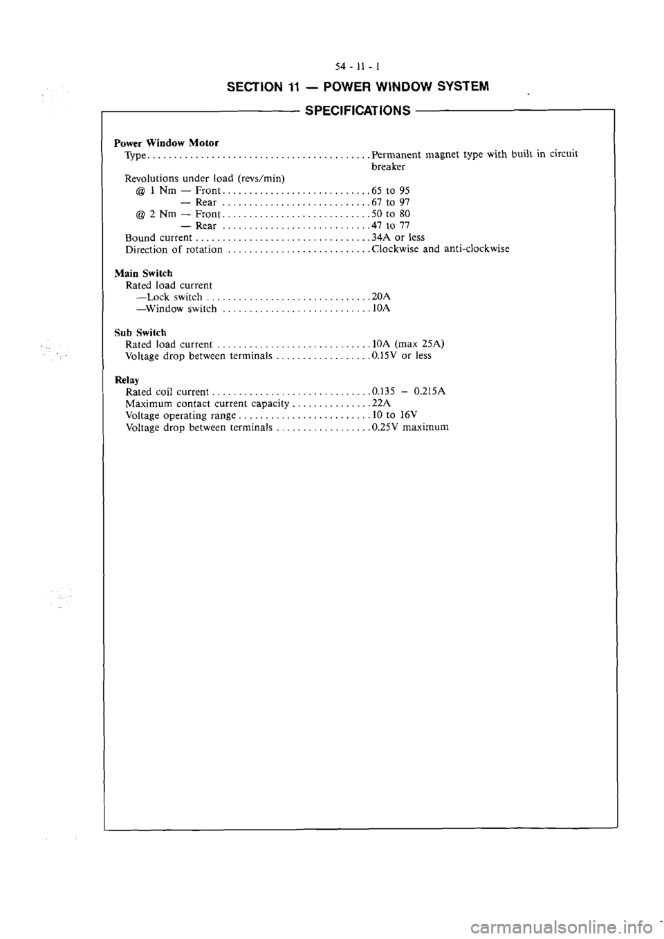 MITSUBISHI VERADA 1995  Workshop Manual 