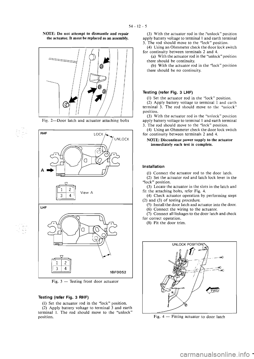 MITSUBISHI VERADA 1995  Workshop Manual 