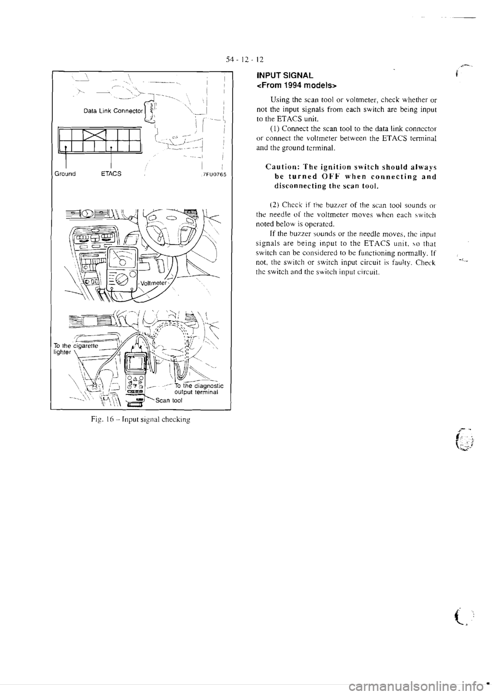 MITSUBISHI VERADA 1995  Workshop Manual 